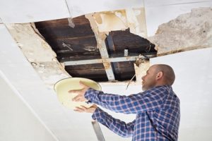 water damage bowl ladder