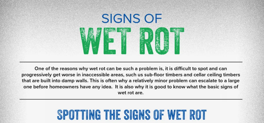 Spotting the signs of wet rot