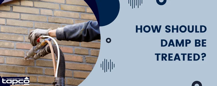Treating damp with cavity wall insulation
